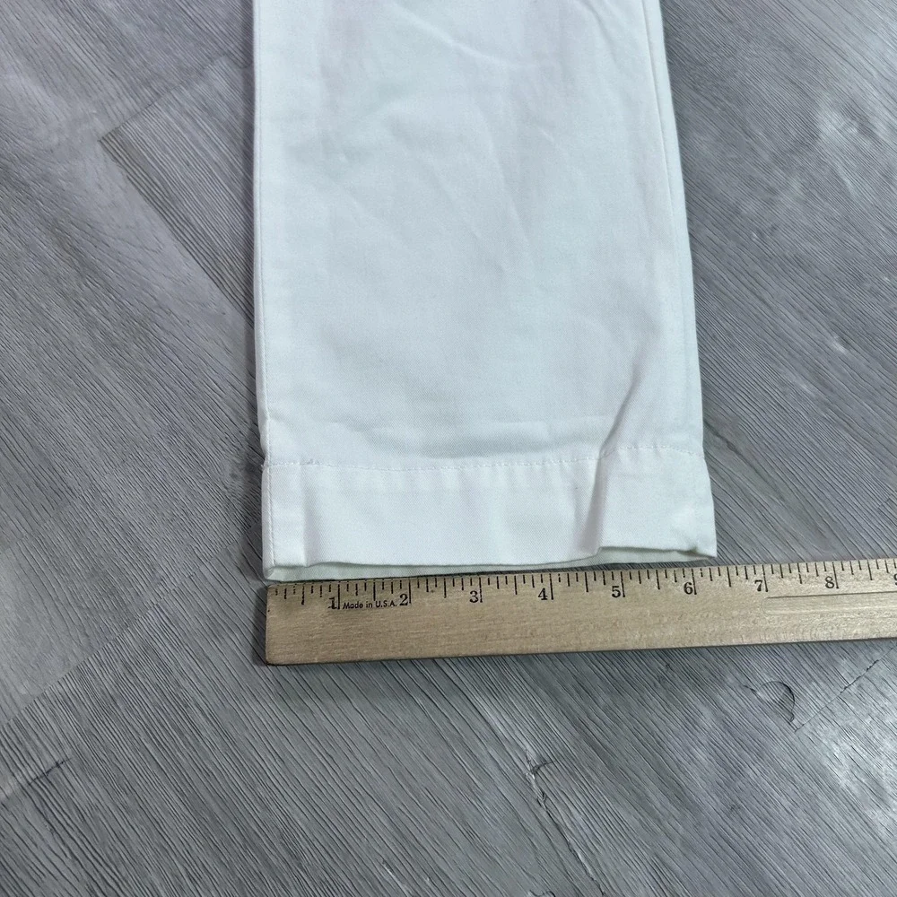 Polo Ralph Lauren Pants Mens 30x30 White Stretch Slim Fit Chino Casual Everyday